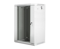 Szafa RACK Lanberg Wisząca 19" 18U 600x450mm jednosekcyjna (szara)